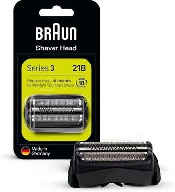 Braun Series 3 Elektrorasierer Scherkopf, Original Ersatzscherteil - 21B, 1 Stk