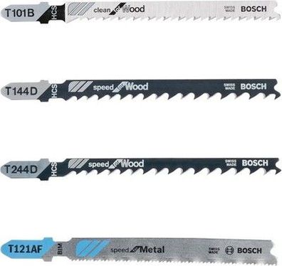 Bosch Professional 40tlg. Stichsägeblatt-Set für Holz & Metall, Werkzeug Zubehör