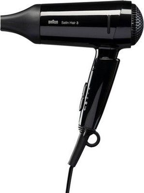 Braun HD 350 Haartrockner Satin Hair 3, 1600 Watt, Kabelgebunden, schwarz