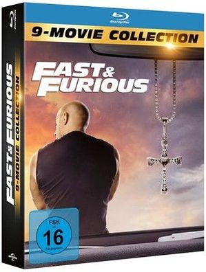 Fast & Furious - 9-Movie Collection [Blu-ray] Action, Spielfilm, Film, FSK 16