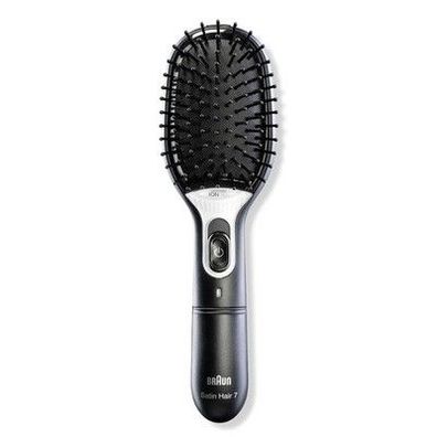 Braun BR 710 Satin Hair 7 Elektrische Haarbürste, schwarz Oval batteriebetrieben