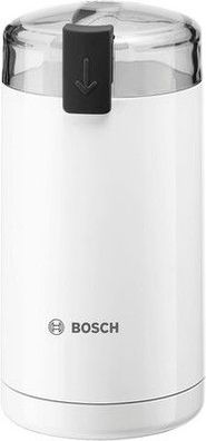 BOSCH TSM6A011W Kaffeemühle, 180 Watt, weiß, Elektrische Mühle für 75g Bohnen