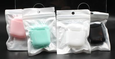 4x Hülle für In Ear Kopfhörer Silikon kompatibel mit Air Pods
