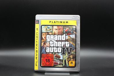 PS3 Playstation 3 Spiel - Grand Theft Auto IV -- Platinum Edition inkl Karte