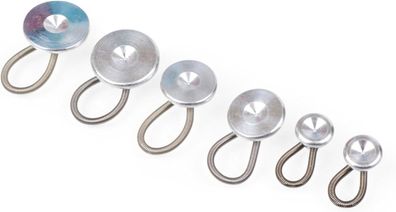 Captain Clever Wunderknöpfe, Wunderknopf Bunderweiterung aus Metall, 6-teilig