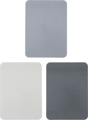 alpina 3 Schneidebrett Set - Rutschfest - Flexibel - Spülmaschinenfest - 20x28cm