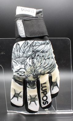 Lupos Tattoo Goalkeeper Gloves Torwarthandschuhe Giga Grip Palm Mesh Rückhand