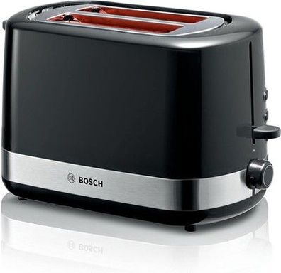 Bosch Kompakt Toaster ComfortLine TAT6A513, 2 Scheiben, Auftau-/Aufwärmfunktion