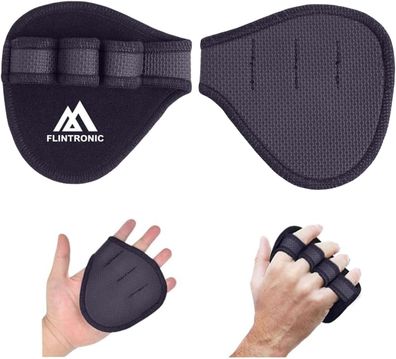flintronic Griffpolster, Griffpads für Kraftsport, Fitness 12cmx12cm Neopren