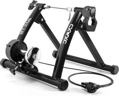 CXWXC Fahrrad Rollentrainer für 26-29 Zoll Reifen Rennrad Rollentrainer, schwarz