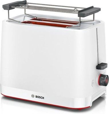 Bosch Kompakt Toaster MyMoment TAT3M121, für 2 Scheiben, 800 Watt, Weiß matt