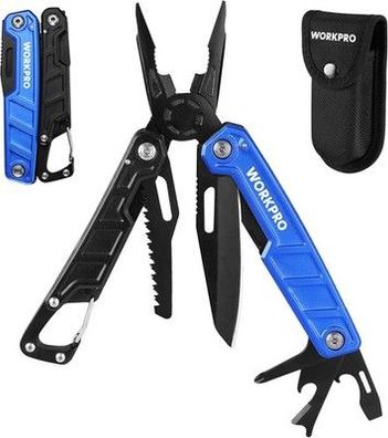 Workpro Multifunktionszange 11-in-1 Faltbar Multitool Werkzeug Edelstahl Outdoor