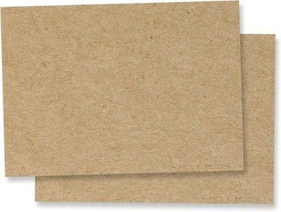 100 Blatt - A3 200g Kraftpapier, Kartonpapier Tonkarton Braun Pappe Papier