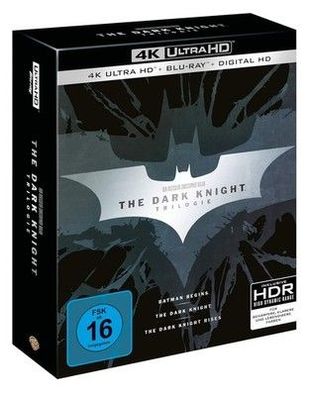 The Dark Knight Trilogy Limited Edition [4K UHD] + [Blu-ray) Action, Spielfilm