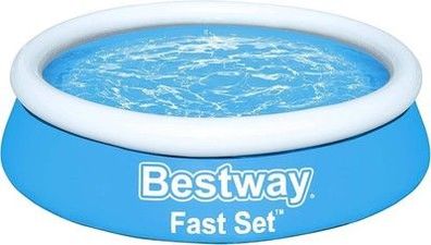 Bestway Fast Set Pool, rund, ohne Pumpe 183 x 51 cm, Wasserkapazität (80%): 940L