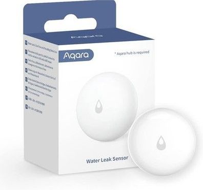 Aqara Wassersensor, Erfordert Aqara Hub, Drahtloser Flutdetektor für Alarmanlage