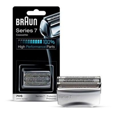 Braun Series 7 70S Scherkopf-Ersatz Elektrorasierer, Silber, Rasierer Zubehör
