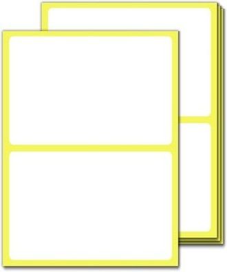 150 Stück, 150 x 100 mm, Etiketten Selbstklebend Aufkleber Klebeetiketten Weiß