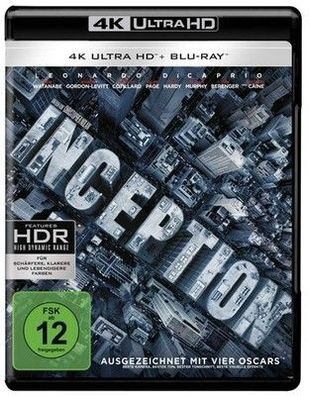 Inception (4K Ultra-HD + 2D-Blu-ray) (2-Disc Version) [Blu-ray] - Spielfilm