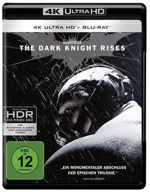The Dark Knight Rises (4K Ultra-HD + 2D-Blu-ray) (2-Disc Version) [Blu-ray]
