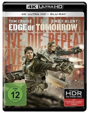 Live Die Repeat: Edge of Tomorrow (+ Blu-ray) - Action, Spielfilm, Sc-Fi