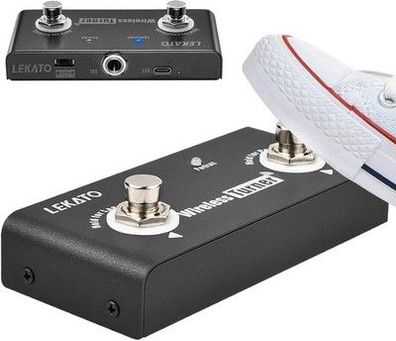 LEKATO Kabellos Pedal Loop-Station Musiker Musik drahtlos External