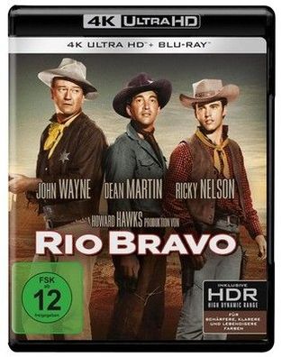 Rio Bravo [4K Ultra HD] + [Blu-ray 2D] - Western, Spielfilm, Deutsch (2023)
