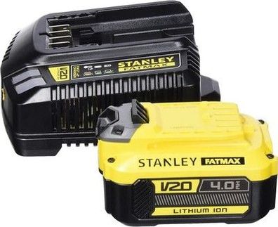 Stanley FatMax Akku Starter-Kit (18V, 1x Schnell-Ladegerät, 1x 4.0 Ah Akku)