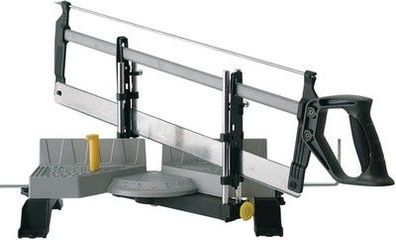 Stanley automatische Gehrungslade aus Metall mit Säge – 30, 45, 60 & 90° Winkel