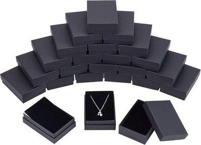 NBEADS 60 Stück Karton Jewelry Set Boxen Karton Schmuckschatullen 9×6,5×2,8cm