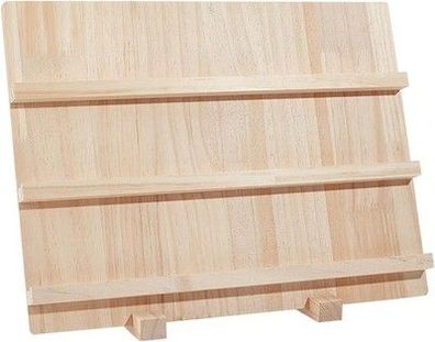 NBEADS Holz Ohrring Display Ständer, 3 Schichten Schmuck Halter 40x14.1x30cm