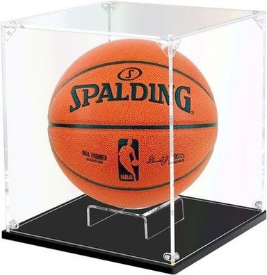 DOFOPO Acryl Vitrine für Basketball Sammlerstücke, Transparent(27 x 27 x 30 cm)
