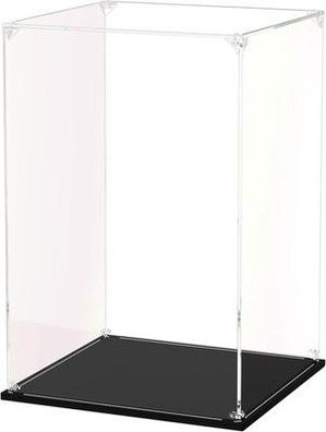 DOFOPO Acryl Vitrine für Actionfiguren Spielzeug, Transparent (20 x 20 x 30 cm)