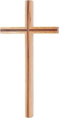 Nbeads Holz Wandkreuz, 25.5x13 cm Handgemachtes Holz Hängendes Kreuz Religiös