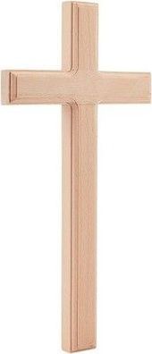 NBEADS Holz Wandkreuz, 31x15cm Handgemachtes Holz Hängendes Kreuz Religiös Beige