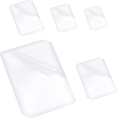 Nbeads 150 Stück 5 Größen Foto Heiß Laminierfolien, Transparent Laminierbeutel