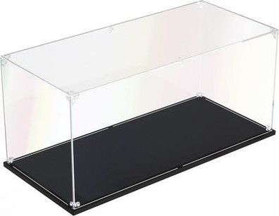 DOFOPO Vitrine für Modellauto Lego Staubdichte Schaukasten (45 x 20 x 20 cm)