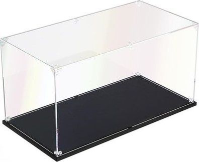 DOFOPO Vitrine für Modellauto Lego Staubdichte Schaukasten Vitrine 40x20x20cm