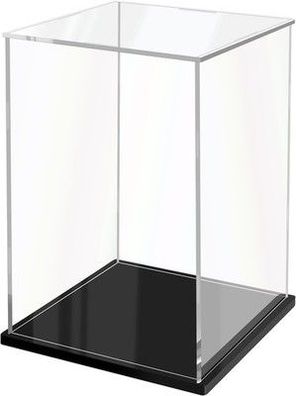 Jujomat Schaukasten Acryl Staubdichte Klare Vitrine Display - 20 x 20 x 30 cm