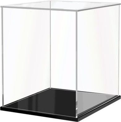 Jujomat Acryl Vitrine Schaukasten Transparent für Action-Figuren 30x30x40cm