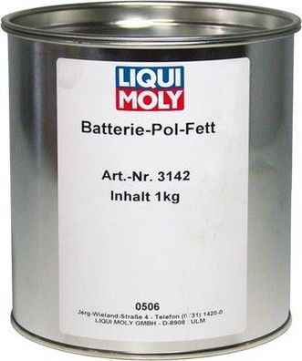 LIQUI MOLY Batterie-Pol-Fett | 1 kg | Calcium Fett | Schmierfett | Art.-Nr: 3142