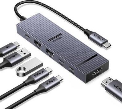 UGREEN Revodok Pro 10Gbps USB C Hub HDMI 4K@60Hz USB C Adapter 2 * USB A 3.2