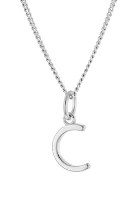 trendor Schmuck Damen-Halskette mit Buchstabe C Anhänger Silber 925 15210-C