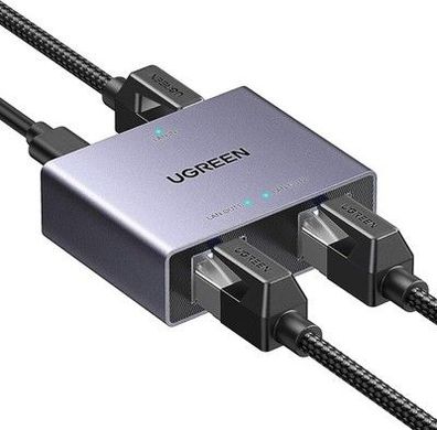 UGREEN LAN Splitter 1 auf 2 1000Mbps Ethernet Splitter LAN Switch 2 Port Type-C