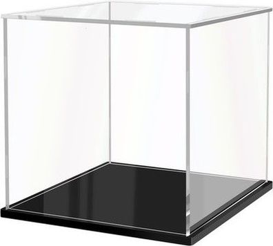 Jujomat Transparente Acryl Vitrine Groß Acryl Boxen zum Ausstellen 30x30x30cm