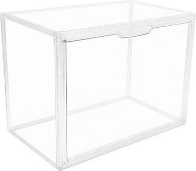 Gudemay Transparente Kunststoffbox magnetischem Verschluss, Vitrine Schaukasten