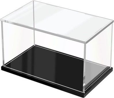 Jujomat Acryl Vitrine Schaukasten Transparent für Action-Figuren 25x15x15cm
