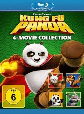Kung Fu Panda - 1-4 Collection [Blu-ray] - Kinder, Spielfilm, Animationsfilm