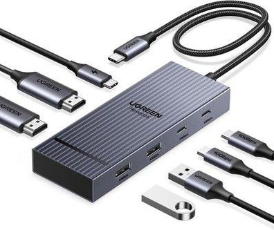 UGREEN Revodok Pro 10Gbps USB C Hub 2HDMI 4K@60Hz Docking Station Dual Dsiplay