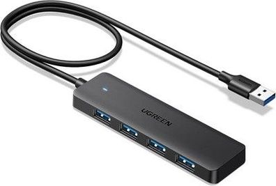 UGREEN 4-Port USB 3.0 Hub mit 60cm Kabel, USB Verteiler 5Gbps USB Splitter